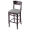 Holland Bar Stool Co 25" Counter Stool, Dark Cherry Finish, Canter Grey Seat 316025DC007 - alternate 1